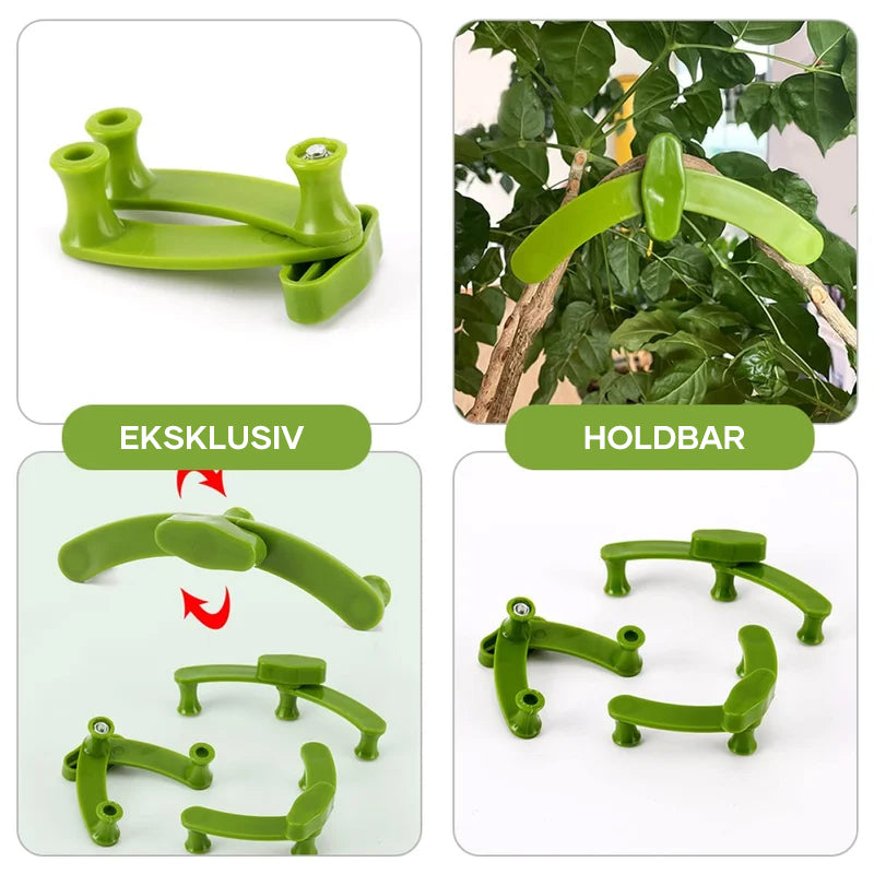 Plant Support Clips Weatherproof Plastic Adjustable Angle