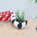 Planter Panda-Shaped Compact Lightweight