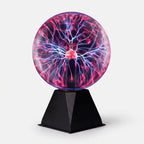 Plasma Ball Night Light Touch-Activated USB & Battery Powered