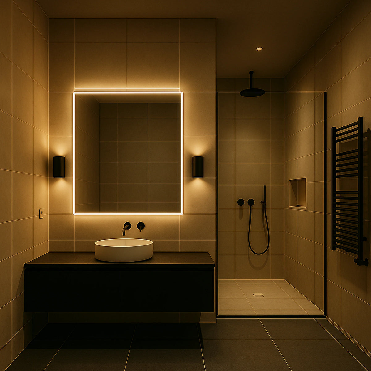 Plug-In Wall Light Adjustable Swivel Head Warm LED Glow