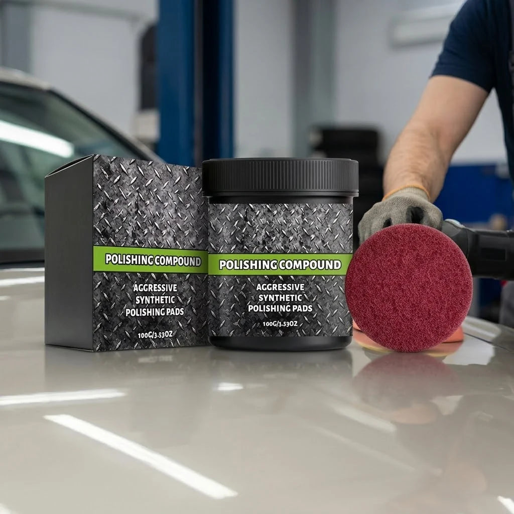 Polishing Paste Kit Metal & Stone Includes Pad
