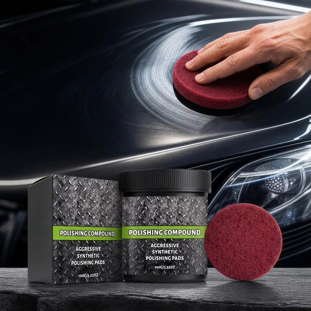 Polishing Paste Kit Metal & Stone Includes Pad
