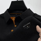 Polo Shirt Textured Lightweight Breathable