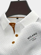 Polo Shirt Textured Lightweight Breathable