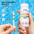 Pool Test Strips 3-In-1 Chlorine pH Alkalinity 50 Pack