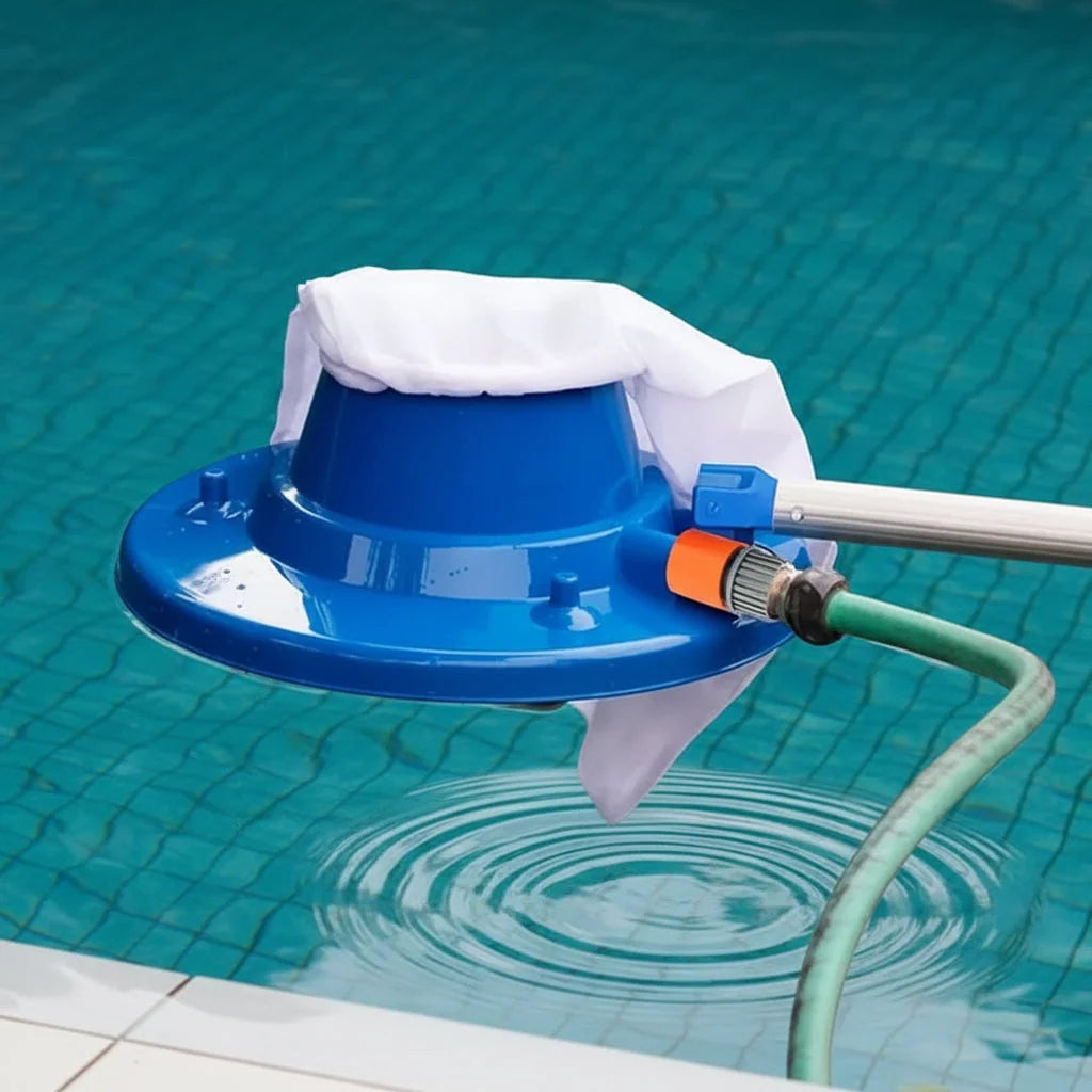 Pool Vacuum Cleaner Water-Powered Chemical-Free Reusable Filter