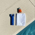 Pool Vacuum Cleaner Water-Powered Chemical-Free Reusable Filter