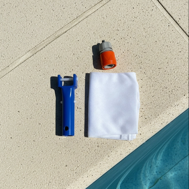 Pool Vacuum Cleaner Water-Powered Chemical-Free Reusable Filter
