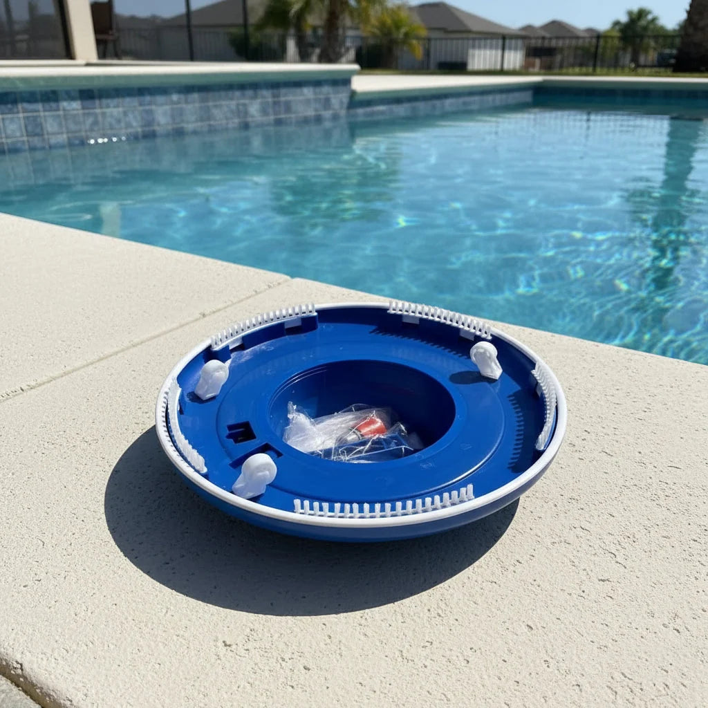 Pool Vacuum Cleaner Water-Powered Chemical-Free Reusable Filter