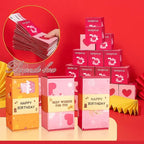 Pop-Up Gift Box Velvet-Lined Pop-Out Cubes & Gift Bag