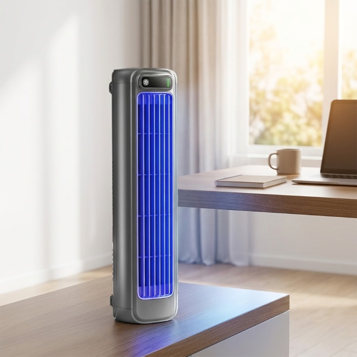 Portable Air Conditioner Drill-Free Wall Mount Whisper-Quiet
