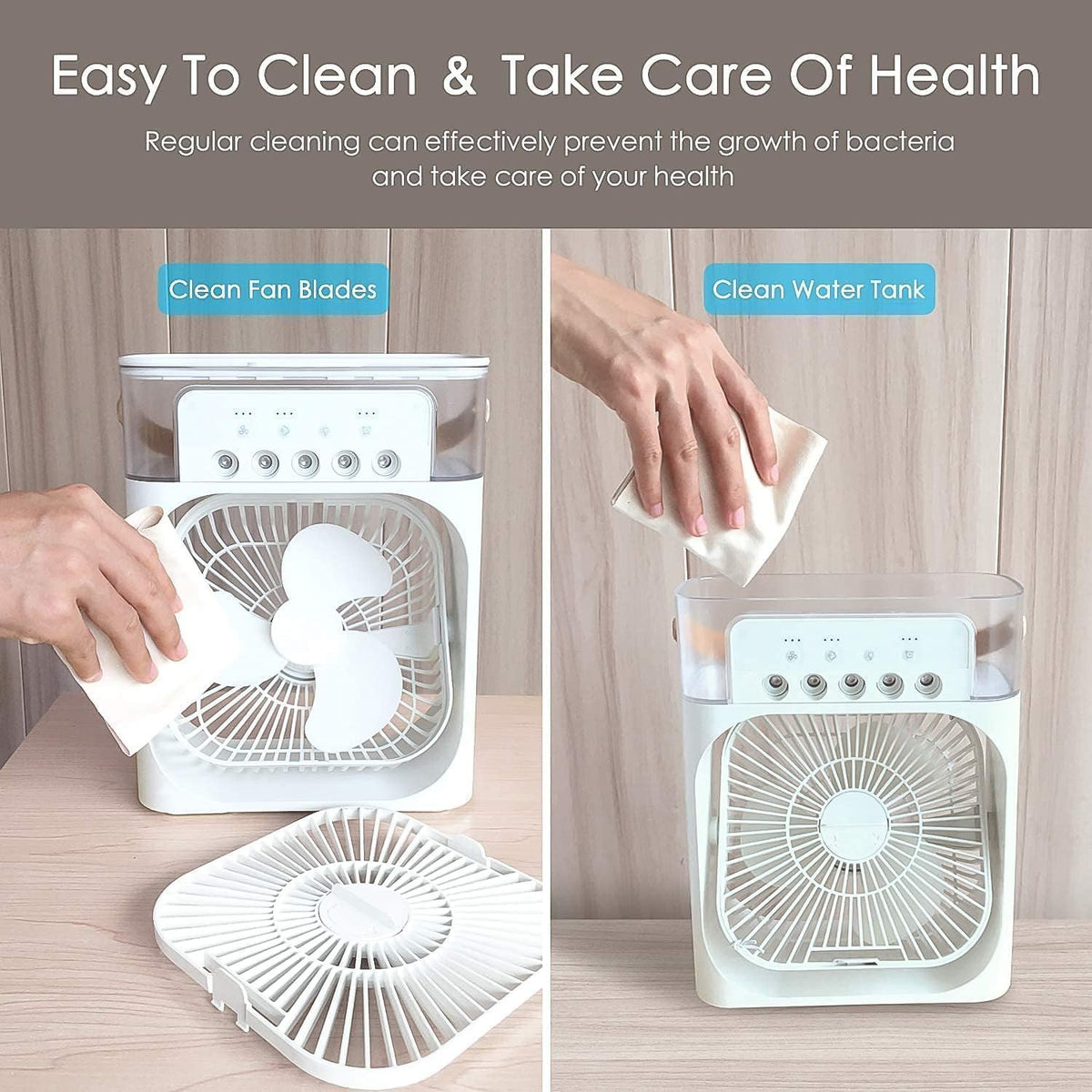 Portable Air Conditioner Water-Cooled USB Powered