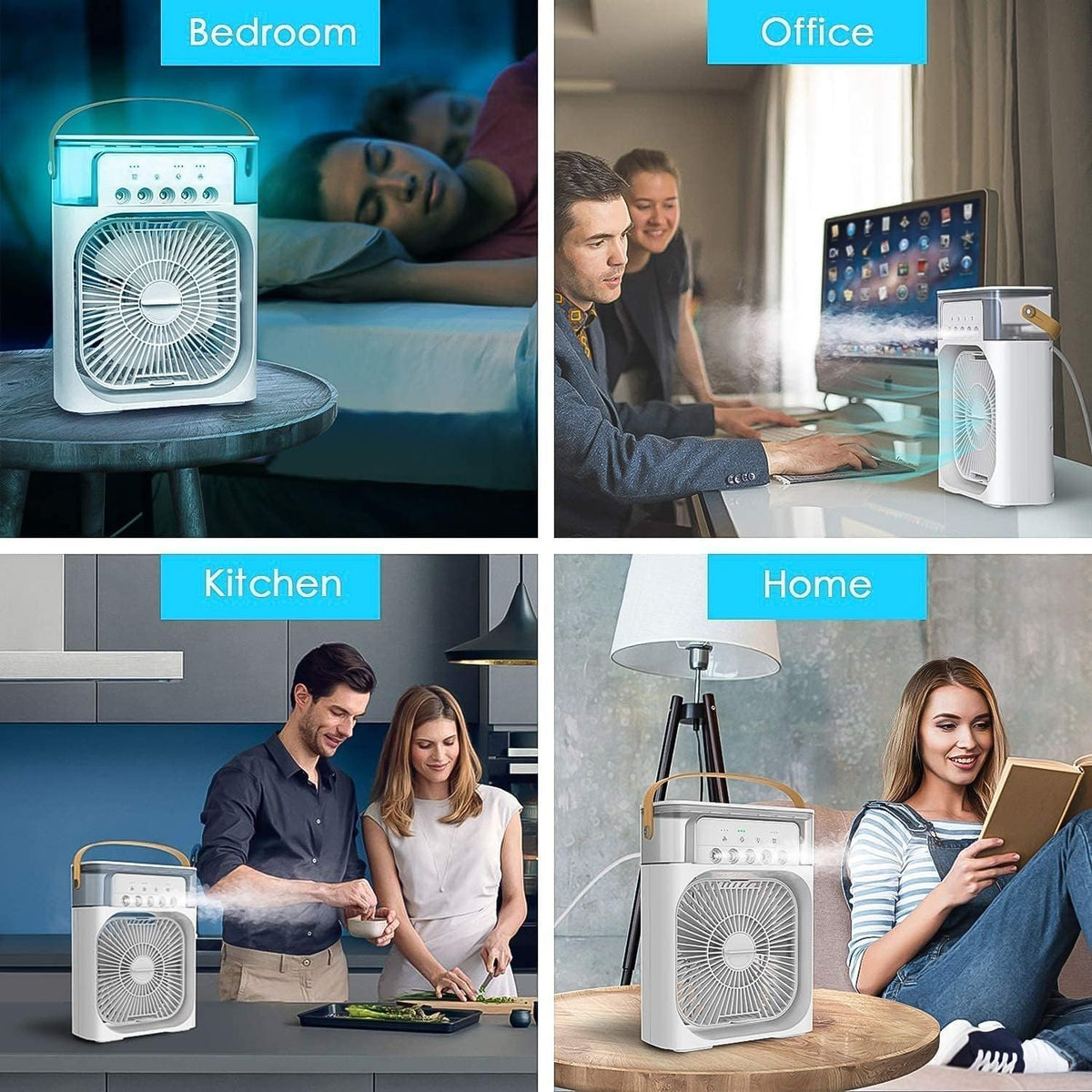 Portable Air Conditioner Water-Cooled USB Powered