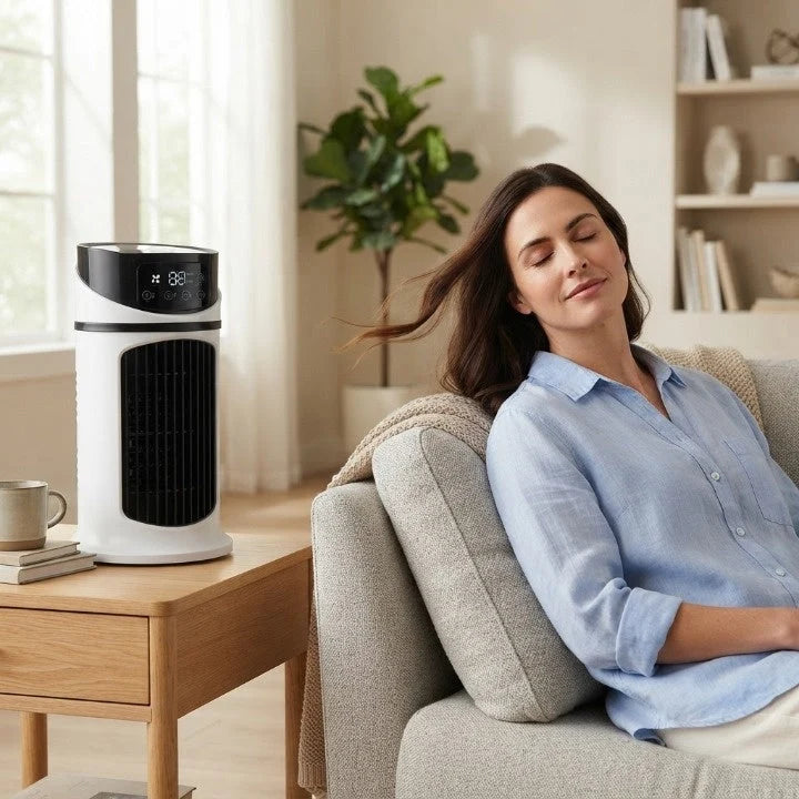 Portable Air Cooler & Humidifier USB-Powered 6 Speeds