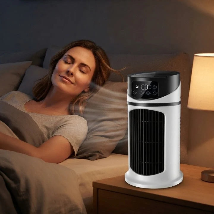 Portable Air Cooler & Humidifier USB-Powered 6 Speeds