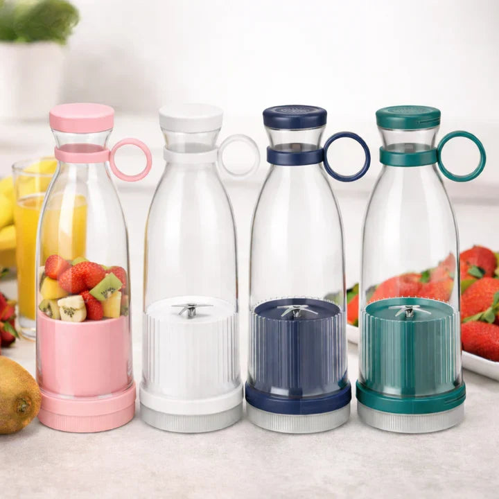 Portable Blender Bottle USB Rechargeable Self-Cleaning