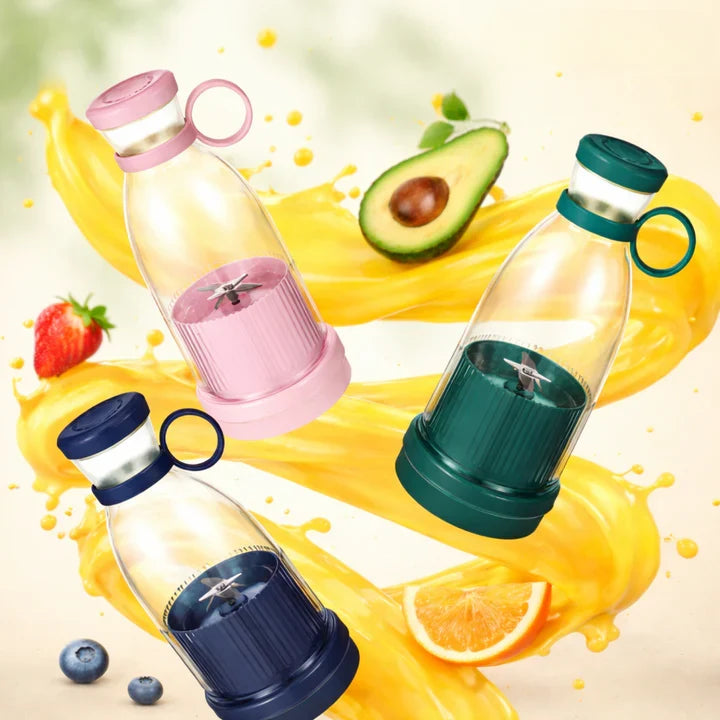 Portable Blender Bottle USB Rechargeable Self-Cleaning