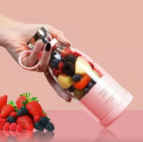 Portable Blender USB Rechargeable 6 Stainless Steel Blades BPA Free