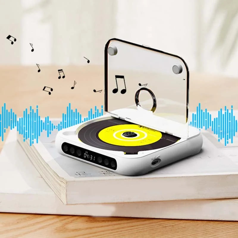 Portable CD Player Bluetooth Hi-Fi 6-Hour Battery