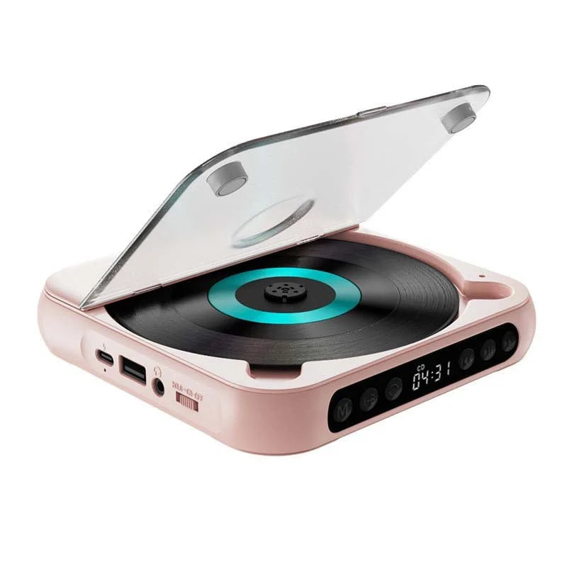 Portable CD Player Bluetooth Hi-Fi 6-Hour Battery