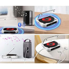 Portable CD Player Bluetooth Hi-Fi 6-Hour Battery