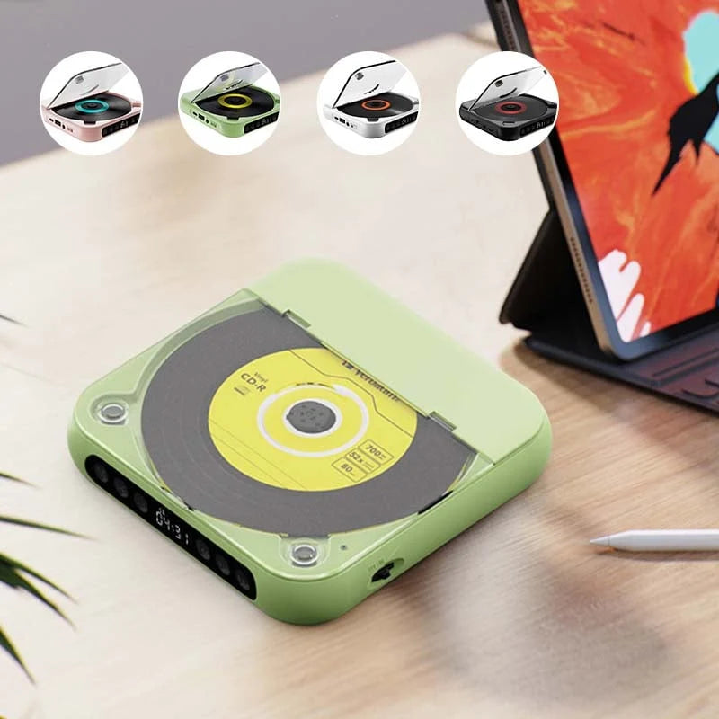Portable CD Player Bluetooth Hi-Fi 6-Hour Battery