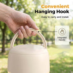 Portable Ceiling Fan Rechargeable Ultra-Quiet LED Light