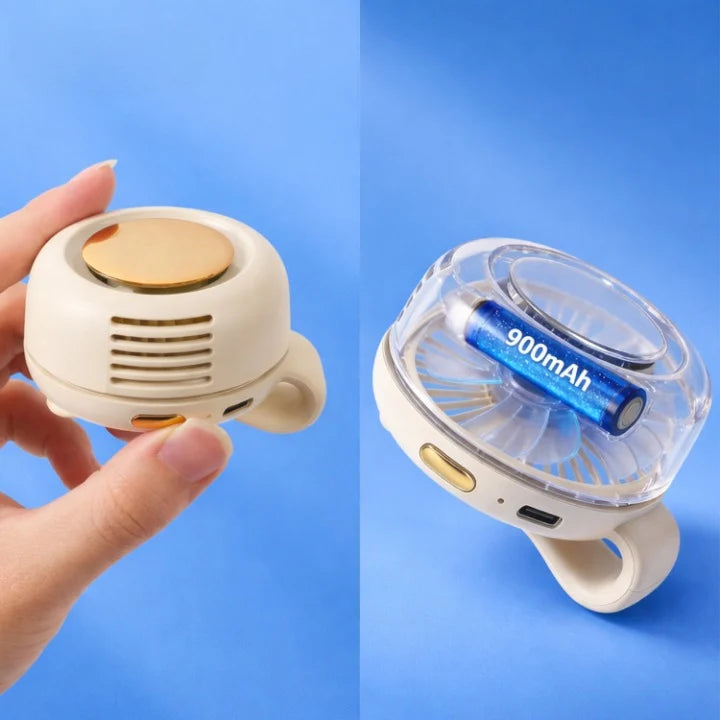 Portable Clip Fan Rechargeable 36-Hour 360° Swivel Quiet