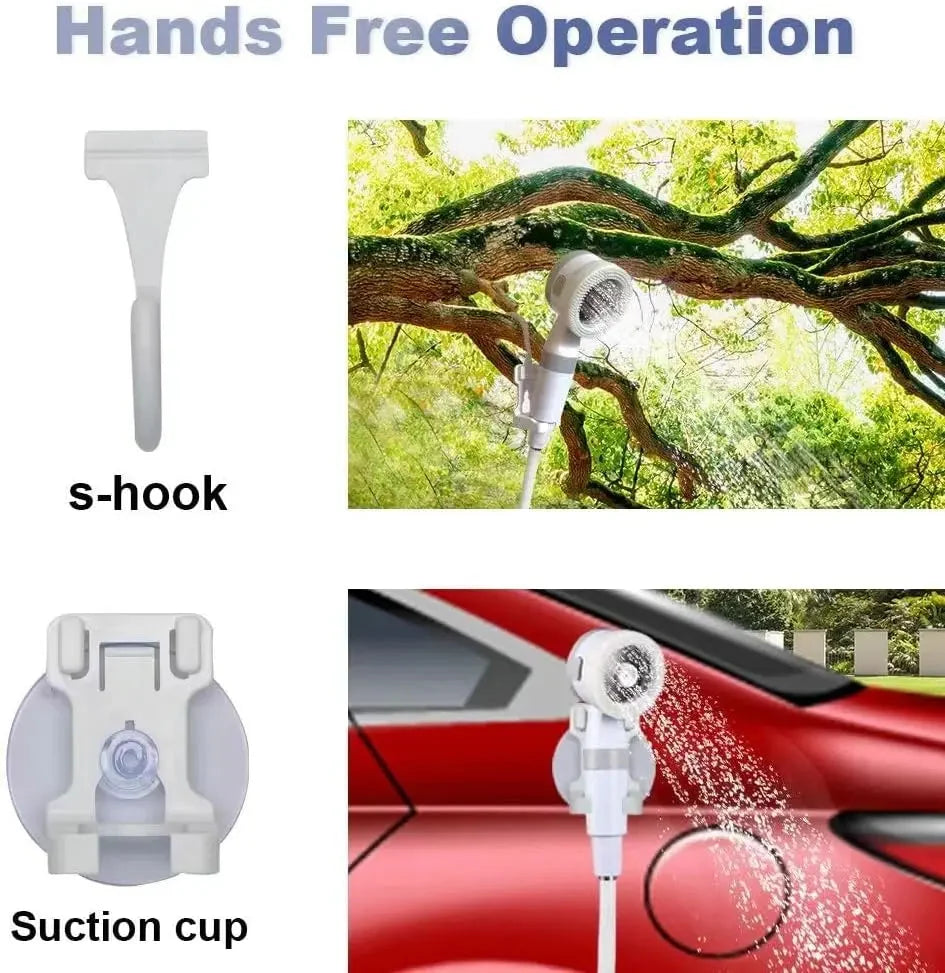 Portable Shower USB Rechargeable & Adjustable Jet