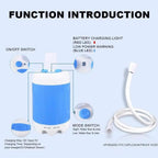 Portable Shower USB Rechargeable & Adjustable Jet