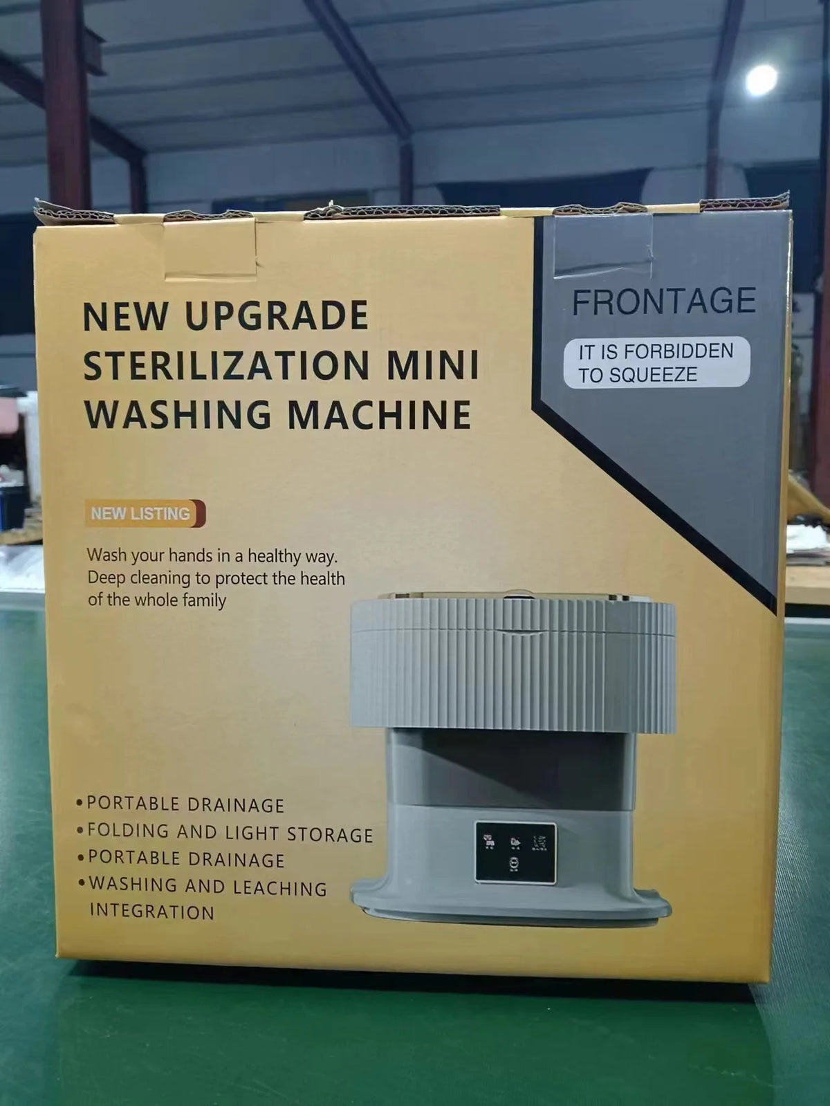 Portable Washing Machine Foldable Spin-Dry 5 Kg Capacity