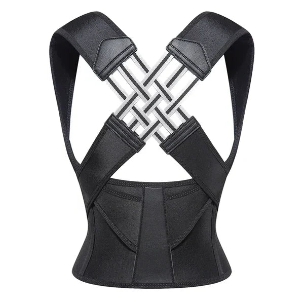 Posture Corrector Brace Adjustable Straps Discreet Under-Clothing Support