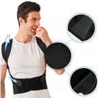 Posture Corrector Brace Adjustable Straps Discreet Under-Clothing Support