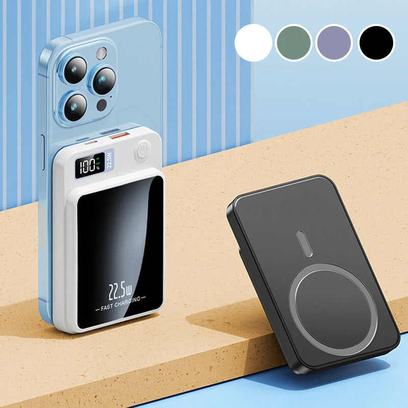 Power Bank 20,000 mAh Fast Wired Qi Wireless Charging