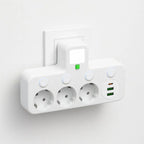 Power Strip 3 Outlets USB-A & USB-C Surge Protection