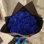 Preserved Roses Glitter-Coated Long-Lasting Floral Décor