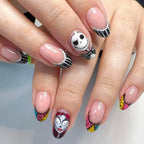 Press-On Nails Halloween Character Designs Easy Application