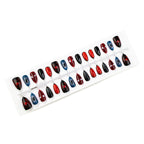 Press-On Nails Superhero Design Easy Application