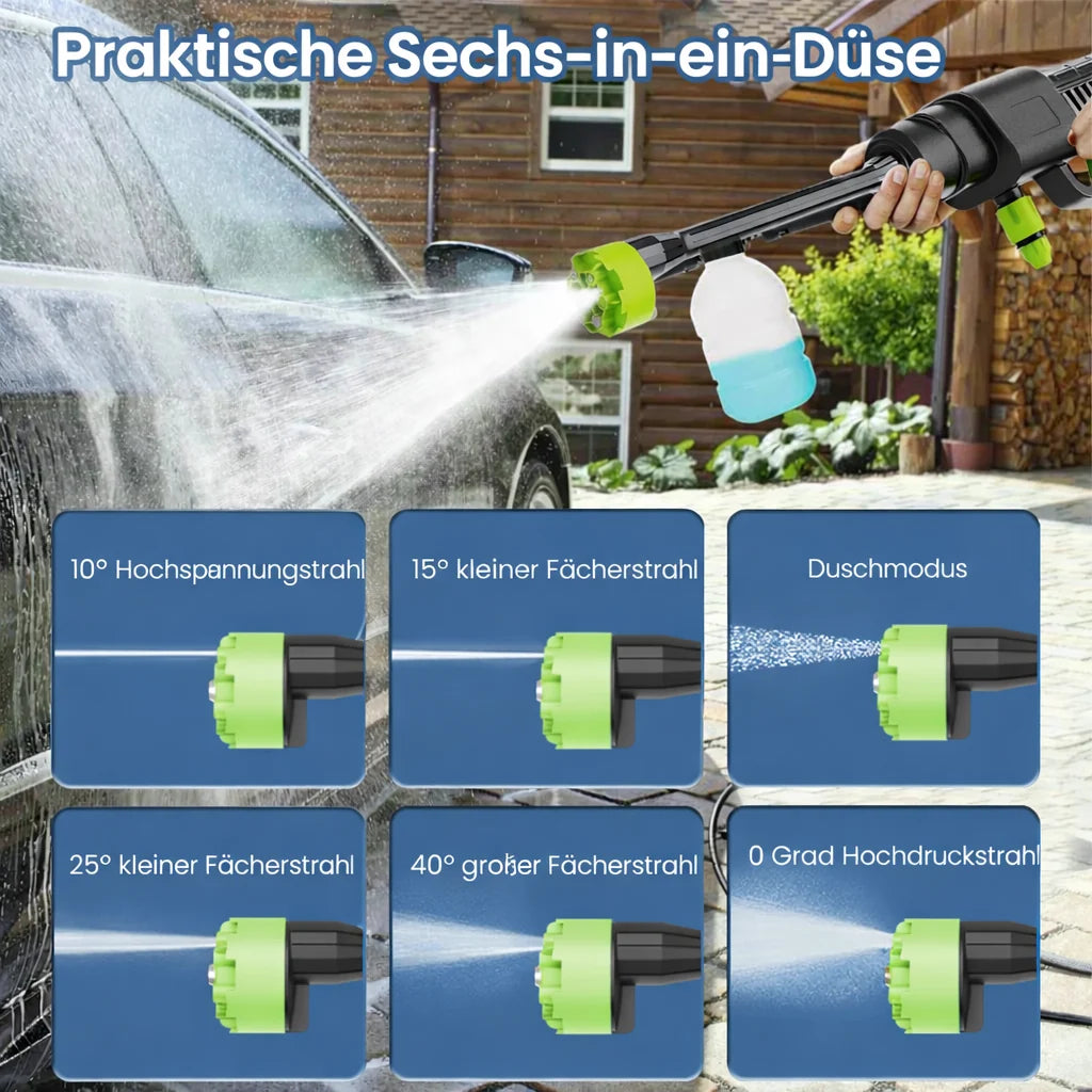 Pressure Washer Cordless Self-Priming 5m Hose