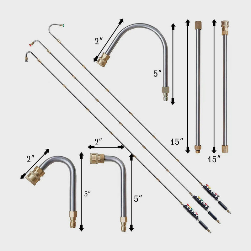 Pressure Washer Nozzle High Pressure Stainless Steel