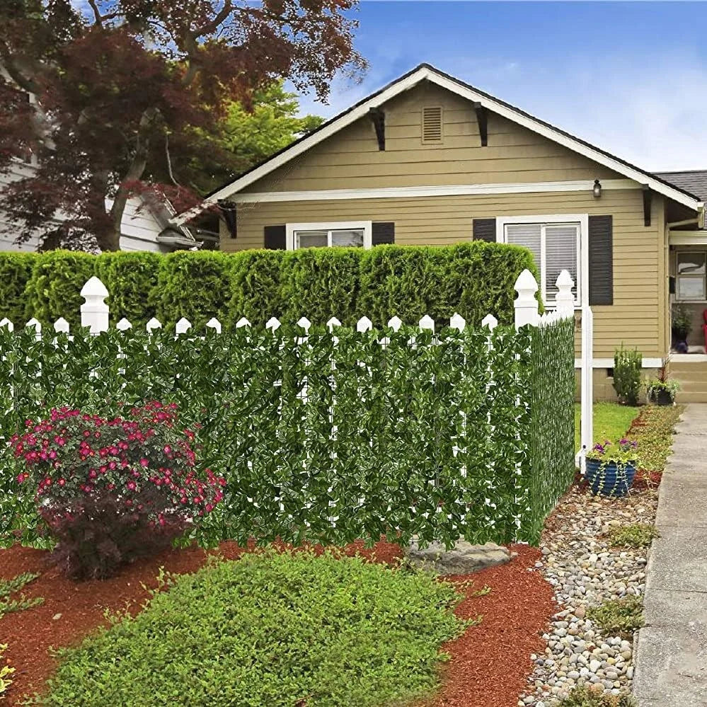 Privacy Screen Dense Leaf Coverage UV-Resistant