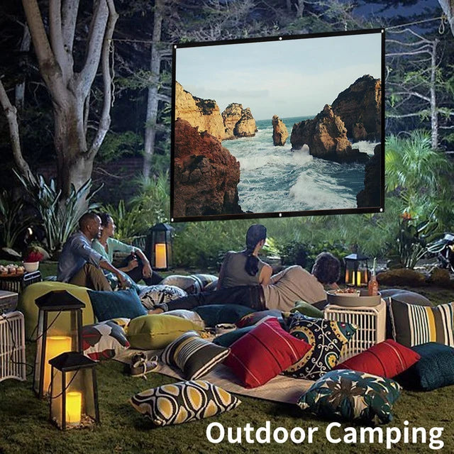 Projection Screen Matte Canvas Indoor & Outdoor Use