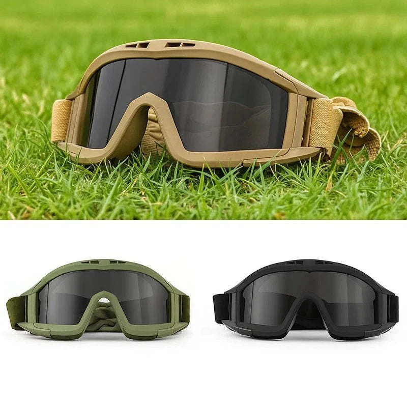 Protective Goggles Impact-Resistant Polycarbonate Lenses Adjustable Strap