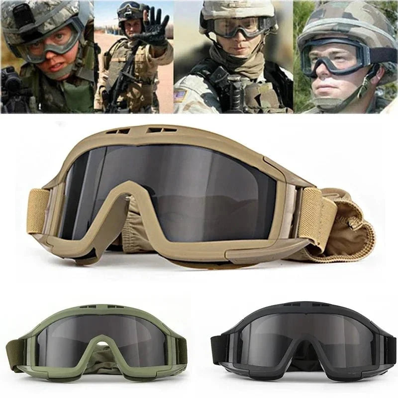 Protective Goggles Impact-Resistant Polycarbonate Lenses Adjustable Strap