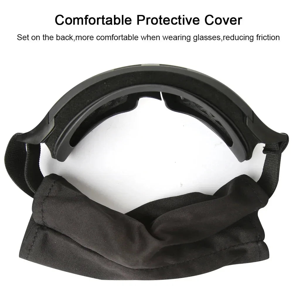Protective Goggles Impact-Resistant Polycarbonate Lenses Adjustable Strap