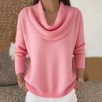 Pullover Sweater Thick Knit Loose Fit Long Sleeve