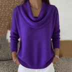 Pullover Sweater Thick Knit Loose Fit Long Sleeve