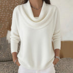 Pullover Sweater Thick Knit Loose Fit Long Sleeve