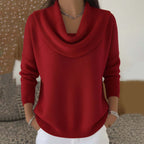 Pullover Sweater Thick Knit Loose Fit Long Sleeve