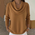Pullover Sweater Thick Knit Loose Fit Long Sleeve